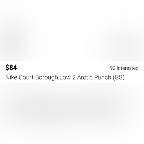 Nike court borough low 2 artic punch size 4.5 - Picture 8 of 8